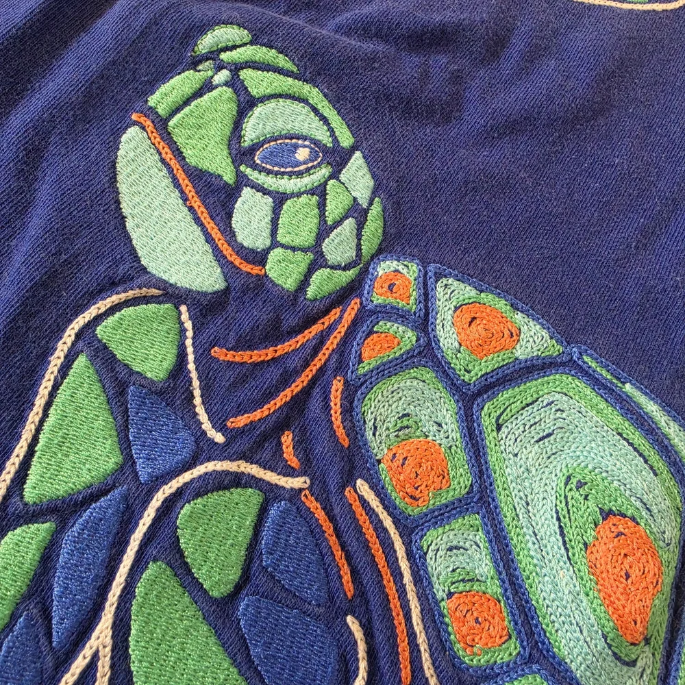 Gymboree Royal Blue Turtles Tee with Turqoise Shorts Set Boys Sizec4T